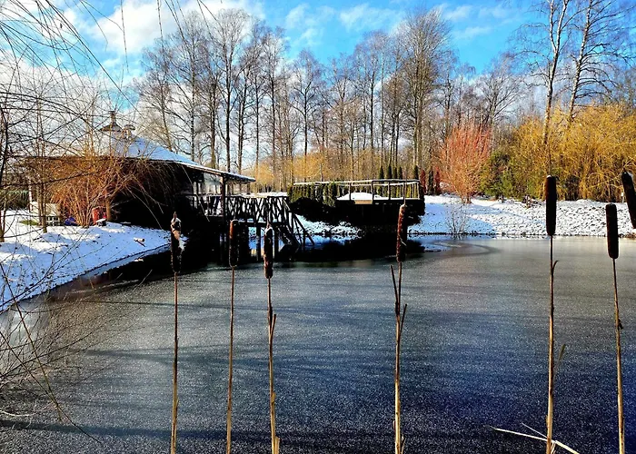 Prázdninový dům Egliskiu Oaze Su Pirtimi Kubilu- Privatumas Garantuotas *